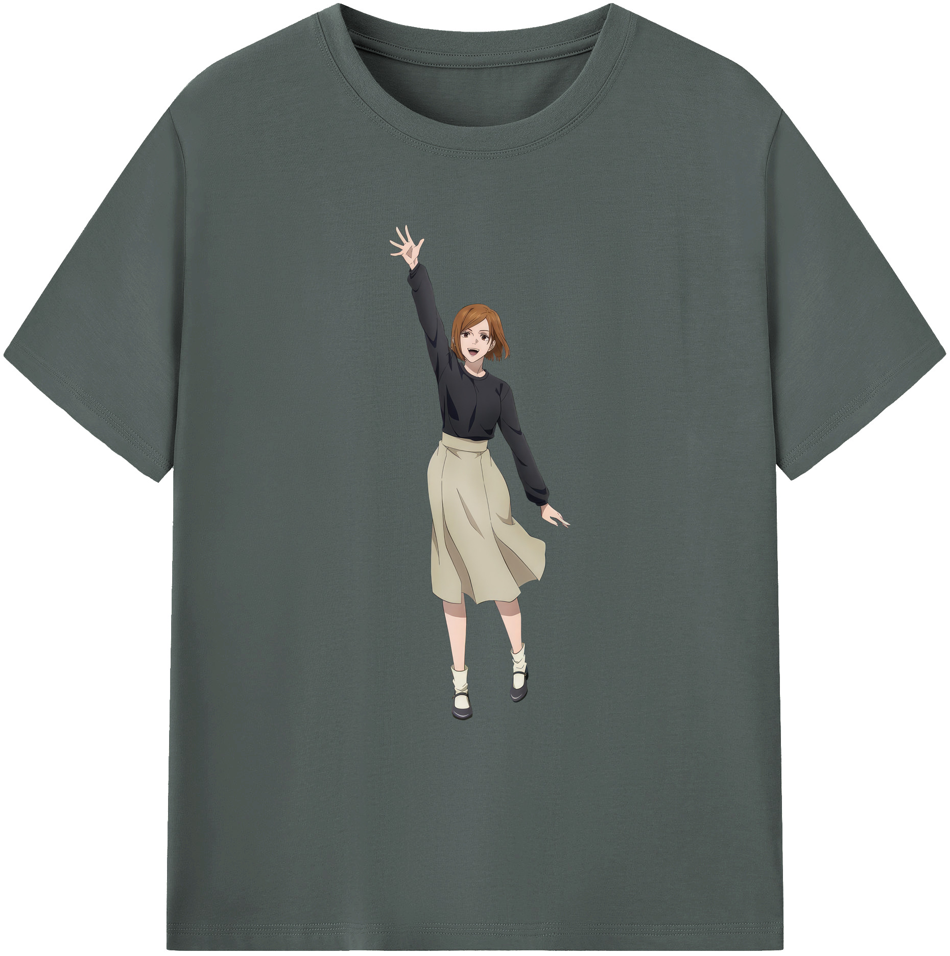（画像用） 呪術廻戦 Jujutsu Kaisen 綿100％ メンズ半袖Tシャツ｜肌触りやわらか＆通気性